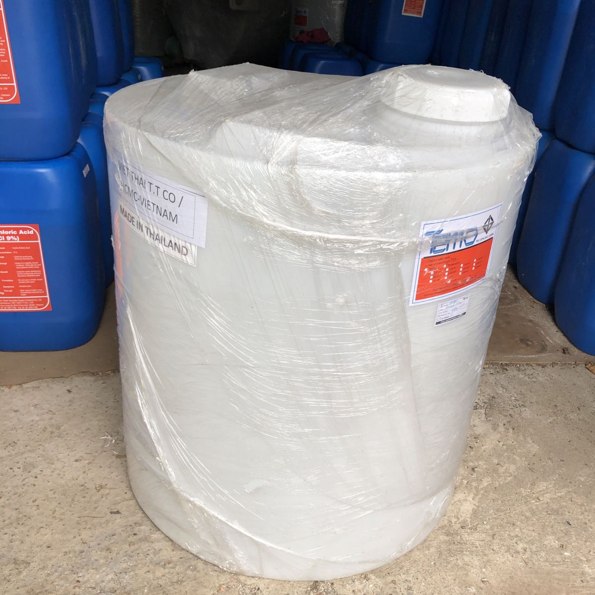 Bồn chứa hóa chất 200 lít Tema/Pakco Thái Lan